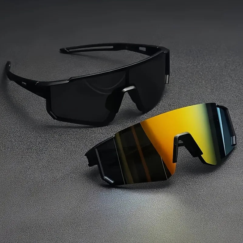 2 Pairs of Men's Large Frame Fashionable Glasses Are Lightweight and Durable Suitable for Daily Life and Activities Casual Style