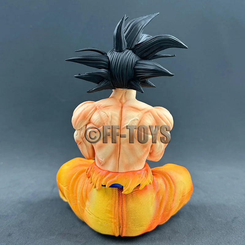 In Stock Anime Dragon Ball Z Son goku Figure Goku Figurine Replacement Heads 18cm Pvc Action Figures GK Model Toys Gifts