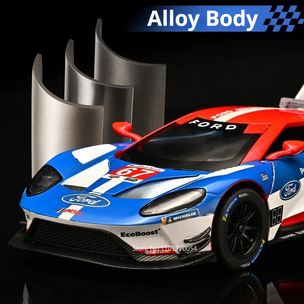 1:24 GT.MK Senna Miniature Model Diecast Alloy Car Toys Shock Absorption Doors Opened Sound Light Pull Back Vehcies Holiday Gift