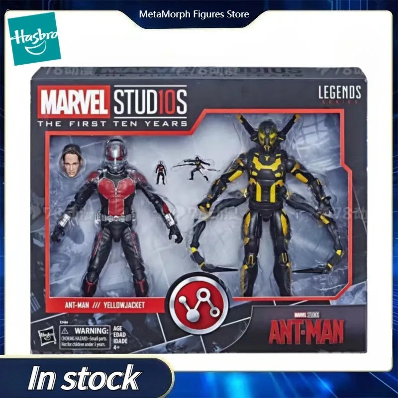 Original Hasbro Marvel Legends Series THE FIRST TEN YEARS Ant-Man and YELLOW JACKET Action Toy Figure Collection