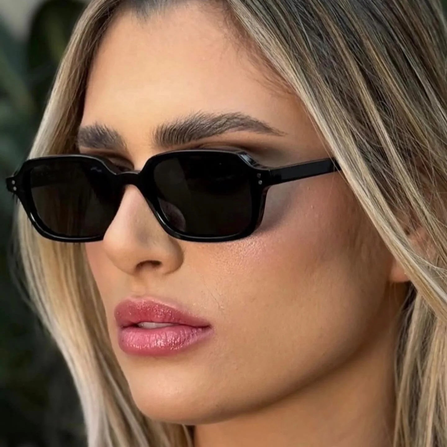 JNPCXI New Vintage Square Rivets Men Sunglasses Fashion Leopard Blue UV400 Women Trending Gradient Sun Glasses