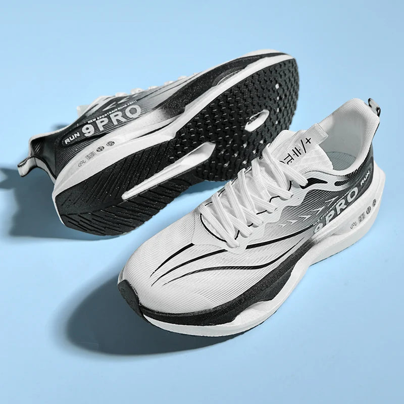 Men Running Shoes Carbon Board Marathon Speciality Sports Casual Men's Sneakers Breathable Women's Comfortable Athletic Sneakers