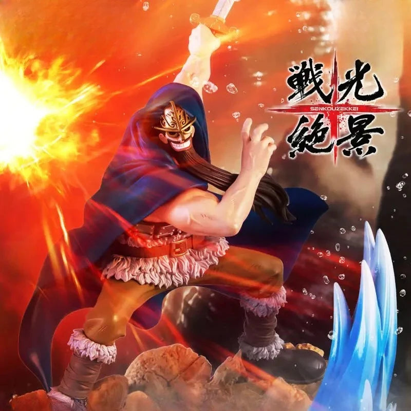 【IN STOCK】Original Banpresto Senkou Zekkei One Piece Dorry Giant Warrior 18cm Figure PVC Collectible Model Toy Gift