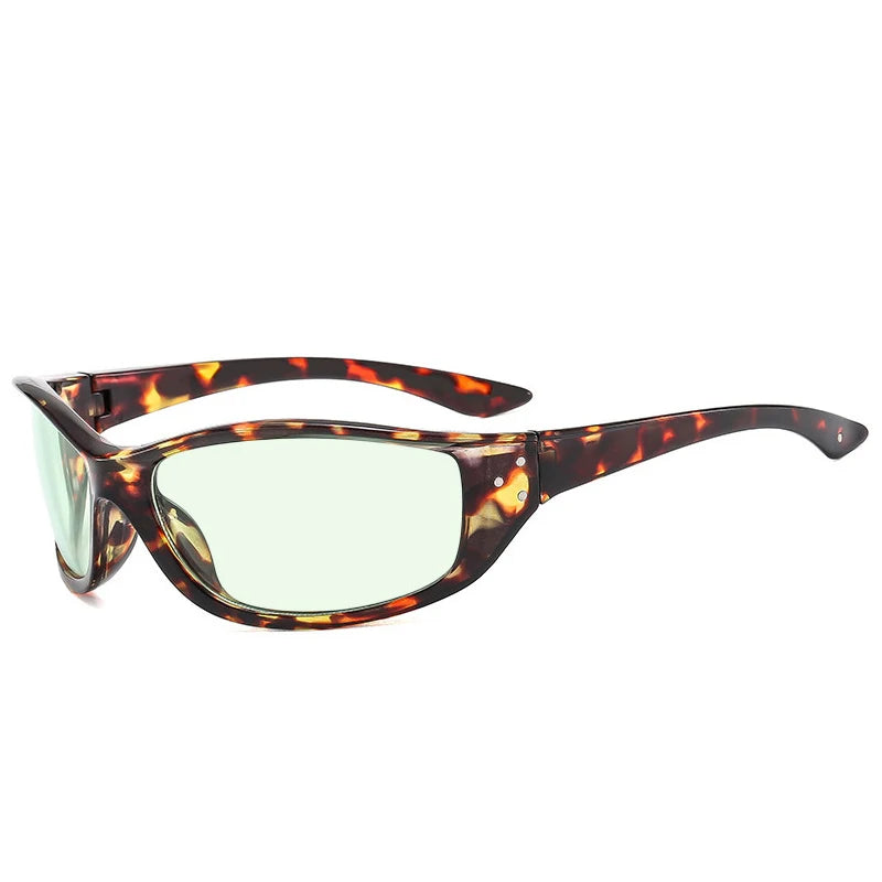 JNPCXI New Retro Y2K Candy Color Cat Eye Sunglasses Women Fashion Rivets Outdoor Sports Punk Men Trending Sun Glasses