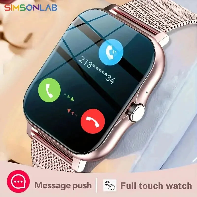 2025 Smartwatch 1.44" Color Screen Bluetooth Call Heart Rate & Health Monitor