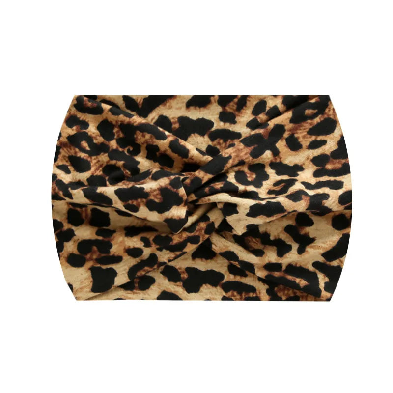 Widening 18CM stretch printed sports sweatband headband headscarf hairband hair tie hair accessories