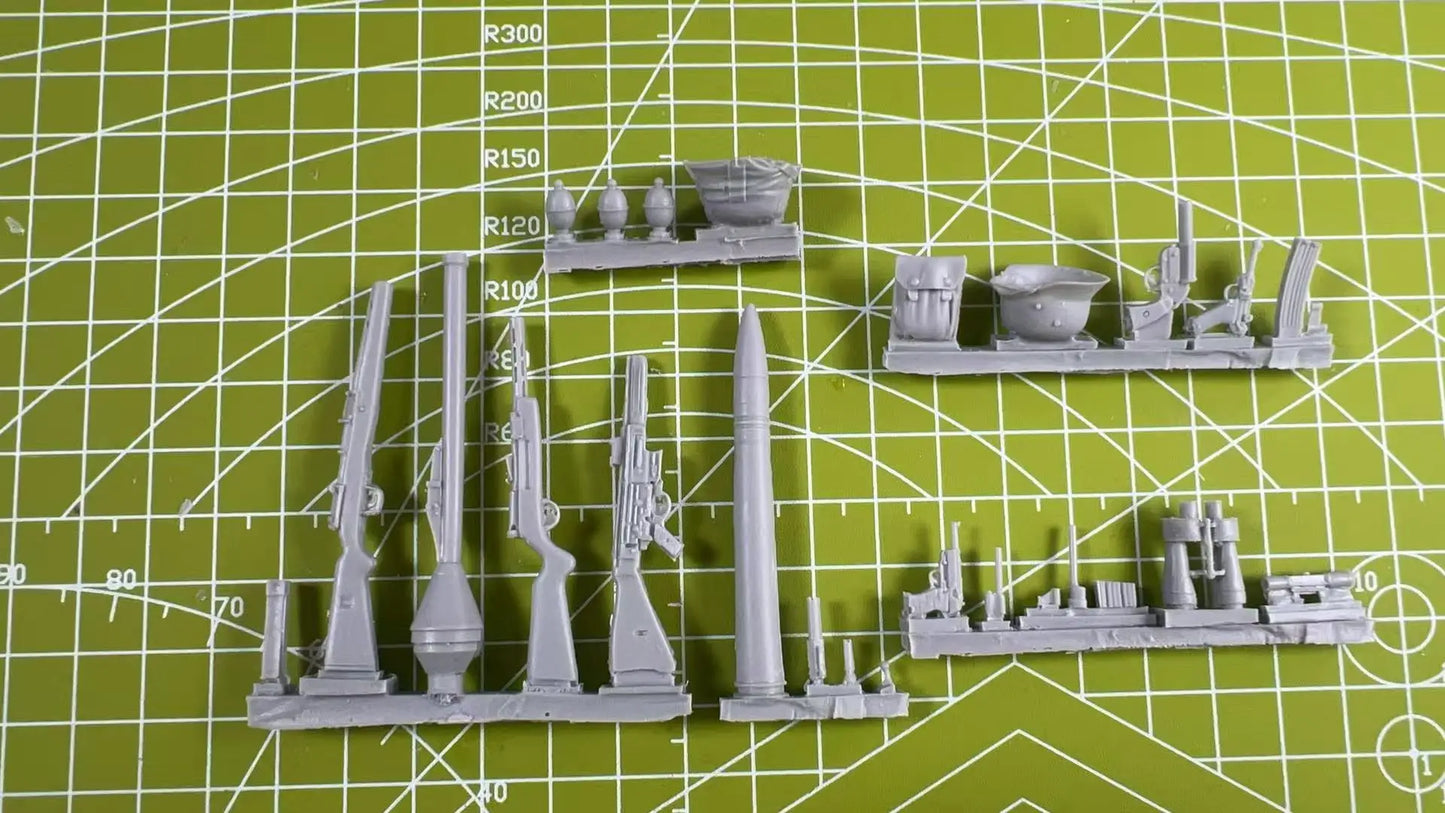 1:16 Die Casting Resin Model Assembly Kit Resin Scene Modification Stack Grey Model 36534
