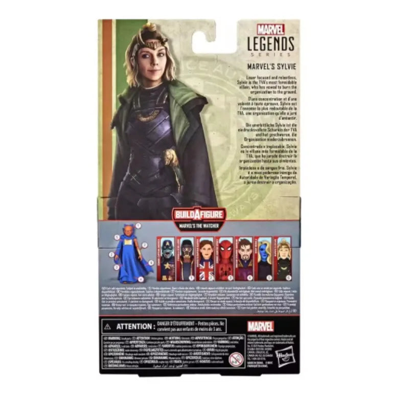 Original Hasbro Marvel Legends Series Loki Sylvie Anime Figures Model Collection Toy