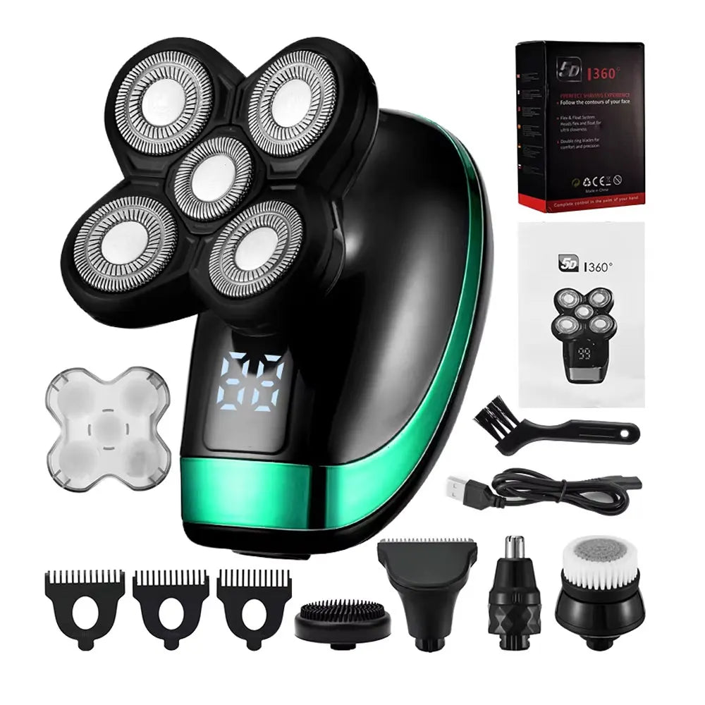 Rechargeable Grooming Kit Professional Hair Electric Shaver Men Beard Trimmer