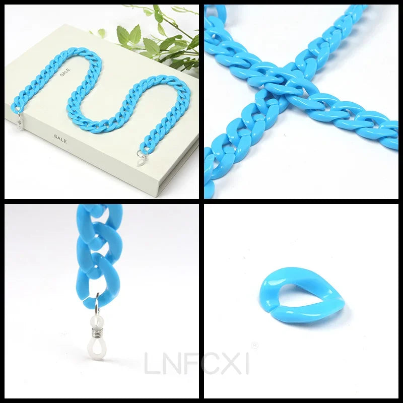JNPCXI Fashion Acrylic Sunglasses Chains Lanyard Women Men Anti-slip Reading Glasses Chain Cord Neck Strap Rope Fast Shipping