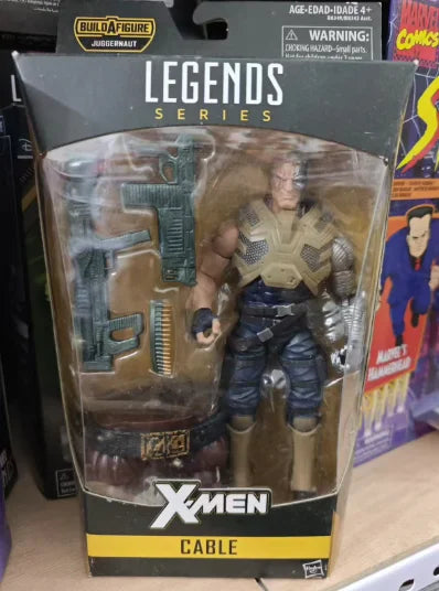 Original Hasbro Marvel Legends Series X-MEN CABLE Anime Figure Toy Collection Model