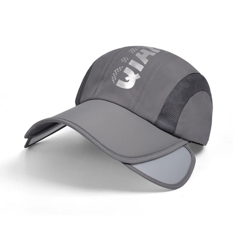 8868Summer protection hat women's outdoor cycling retractable large brimmed visor quick drying waterproof breathable duck tongue