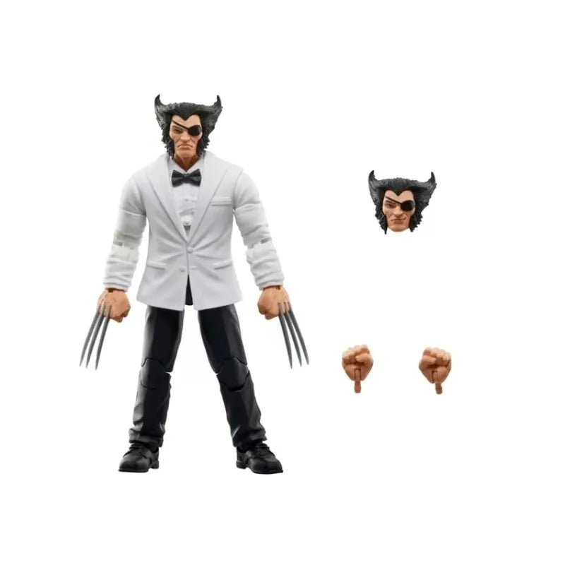Original Hasbro Marvel Legends Series One-Eyed Casino Wolverine Grey Hulk Suit Action Figure Toys Model Collection
