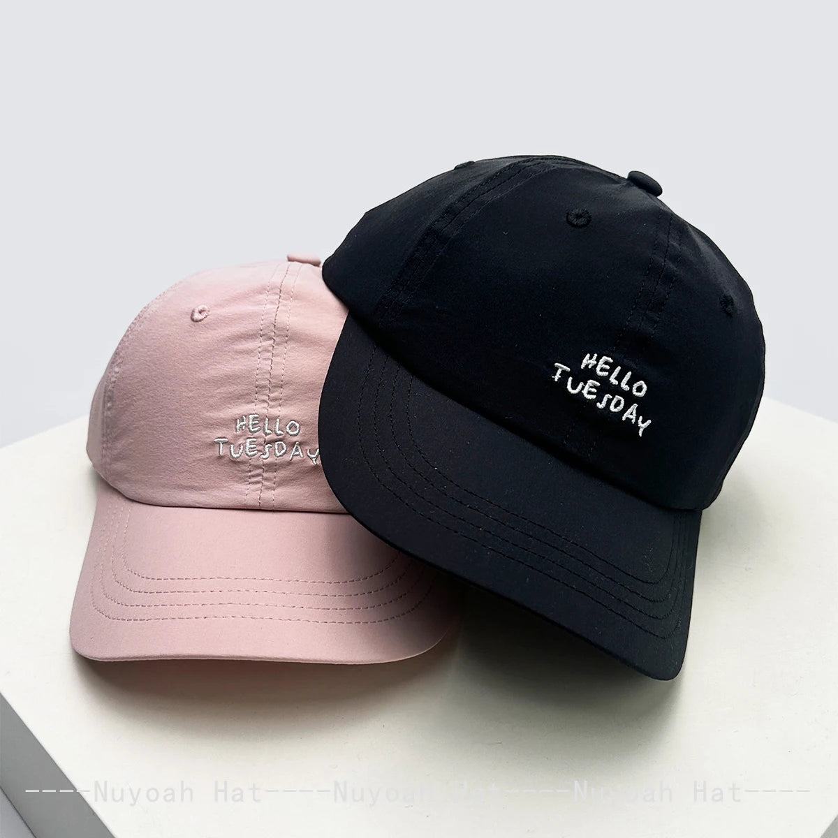 New Men Women Quick-dry Simple Embroidered Letters Baseball Hats Sunshade Elastic Versatile Travel Peaked Caps Fashion Casual