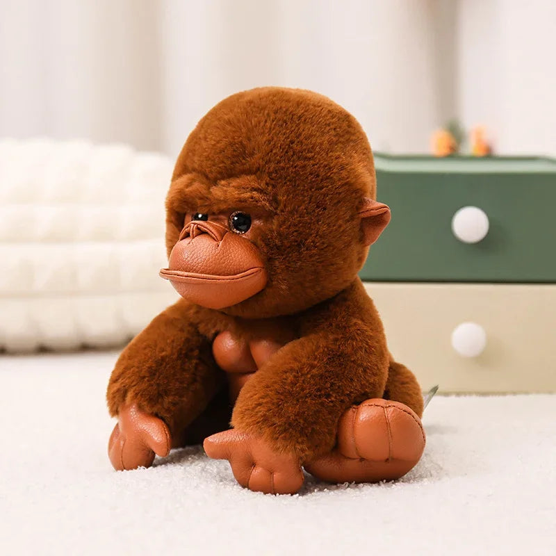 20/30CM Cute Small Gorilla Doll Soft Stuffed Toys Lovely Sitting Monkey Toys Funny Home Decoration Ornament