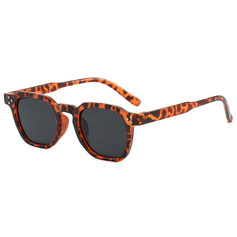 JNPCXI Fashion Square Sunglasses Women Men Vintage Trend Luxury Eyeglass Frame Male Female Glasses Frame UV400