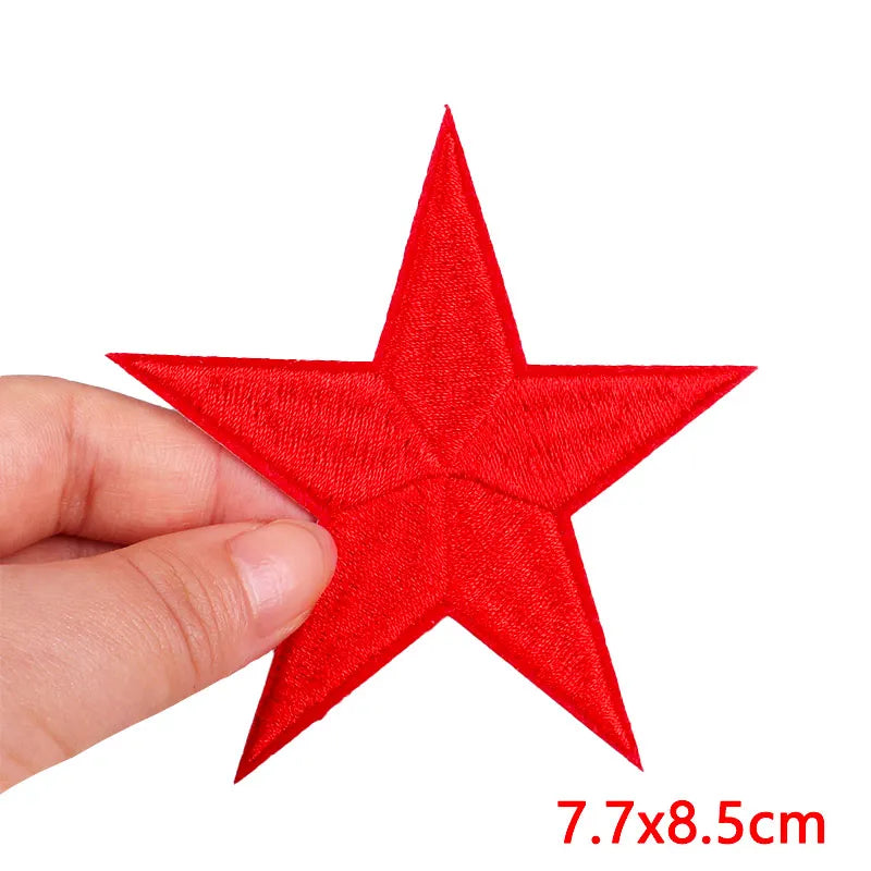 Netherland Oeteldonk Emblem Embroidery Patch Iron On Patches For Clothes DIY Star Heart Carnival For Netherland Embroidery Patch