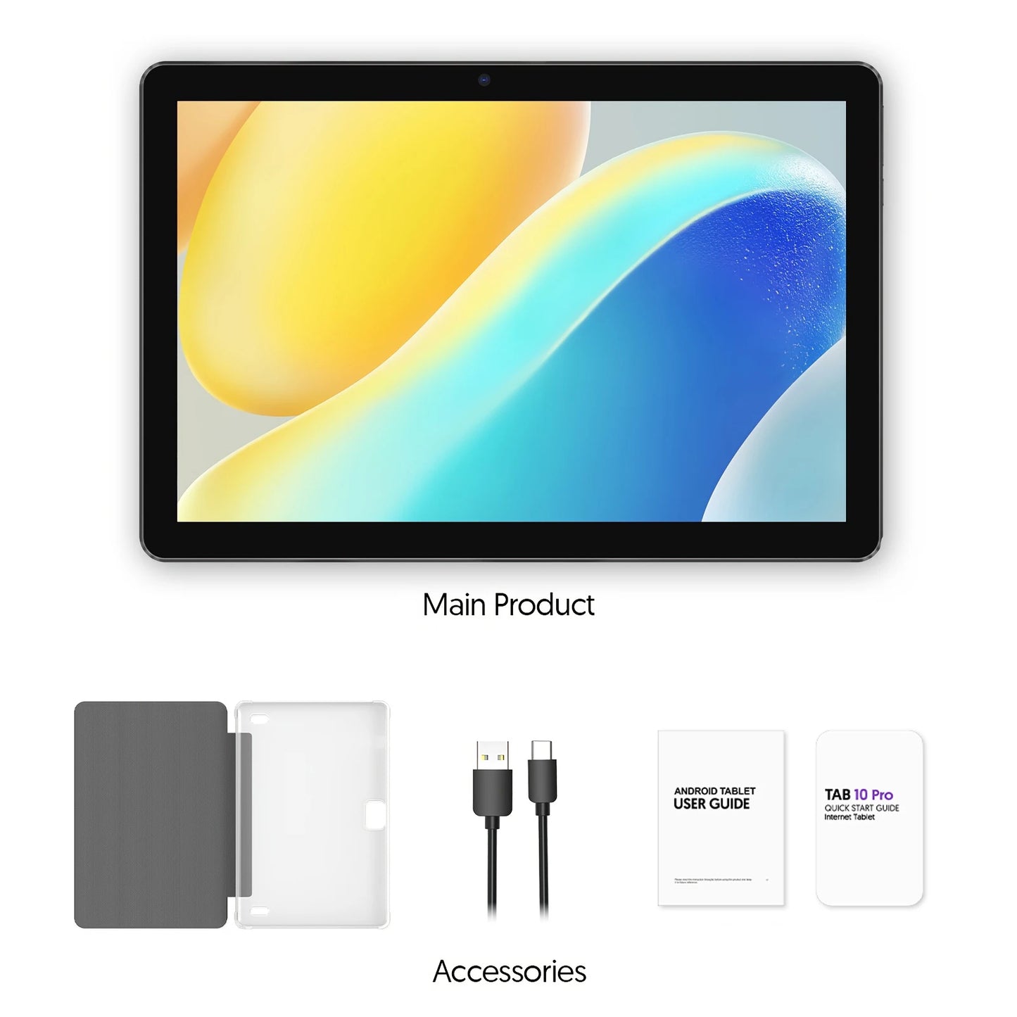 BAKEN new 10-inch Android 13 tablet , quad-core processor, 7GB (3g+4g memory expansion) RAM+64GB ROM, 1TB expansion, 1280x800 IP