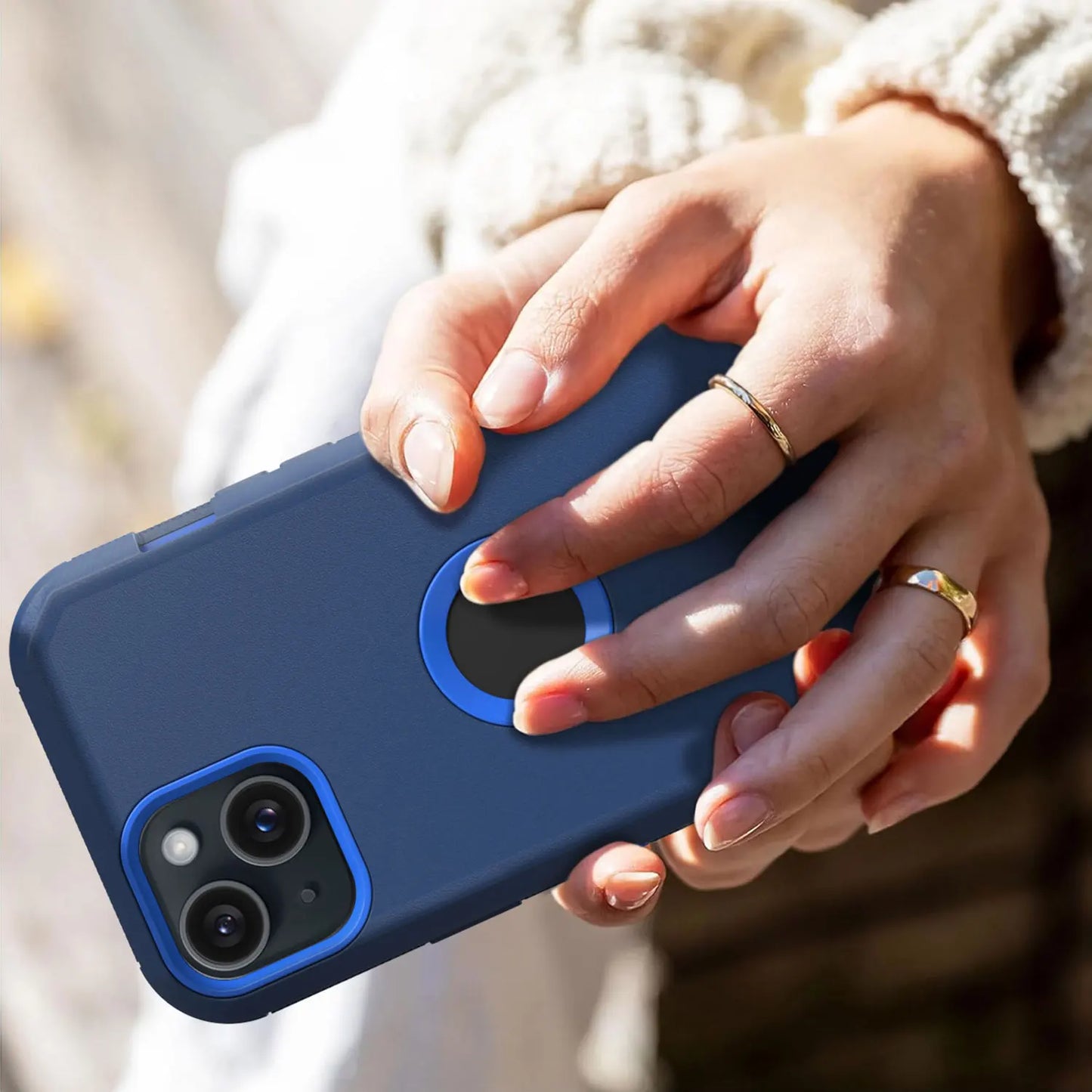 iPhone13/13 Pro/13Pro Max Shockproof Phone Case Heavy Duty Soft Protective Cover