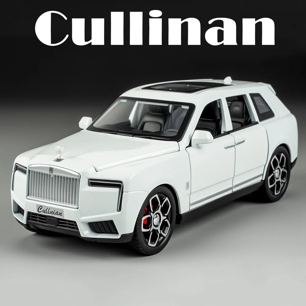 1:32 Rolls-Royce Cullinan Dawn Model Toy Diecast Alloy Car Sound Light Pull Back Doors Opened Miniature Cars Simulation Ornament