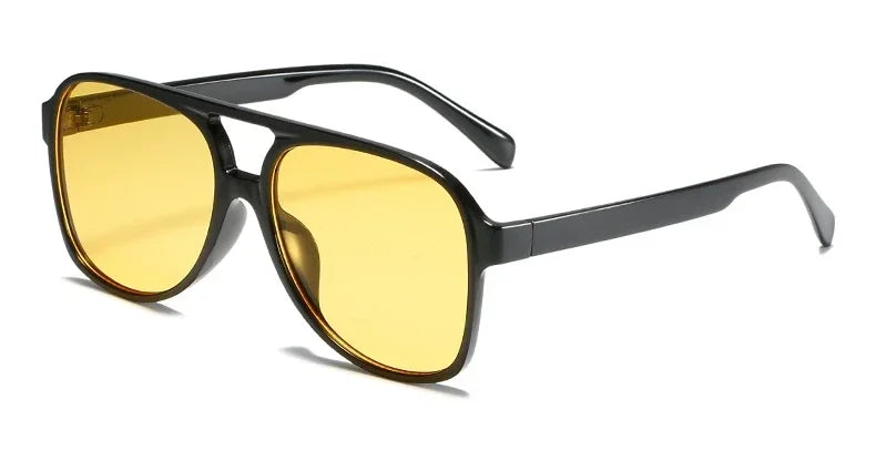 JNPCXI Double Bridge Classic Pilot Sunglasses Women Retro Vintage Sun Shades Glasses Unisex Driving Eyewear