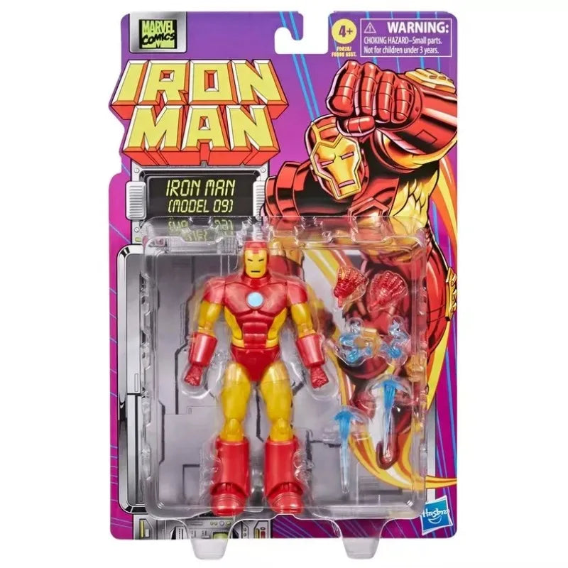 Original Hasbro Marvel Legends Series Iron Man (Model 09) Action Toy Figure Collection