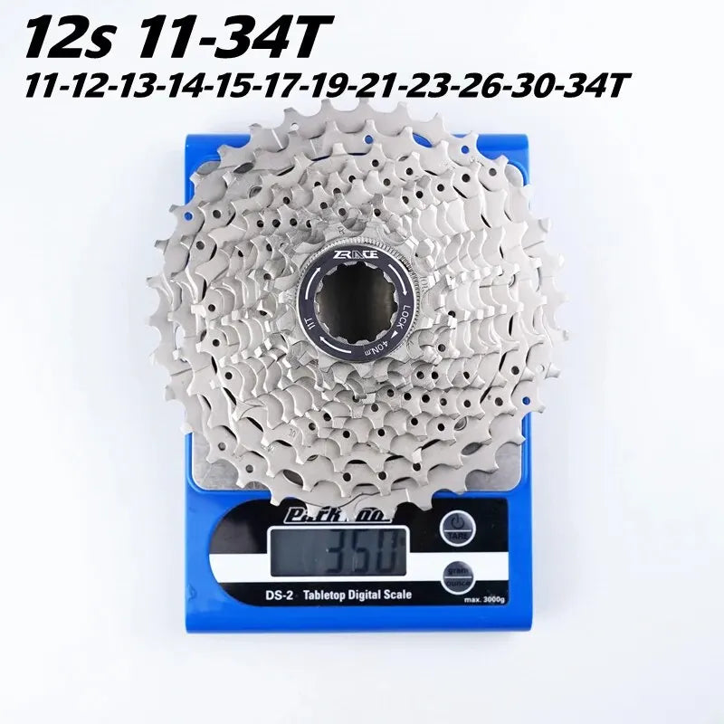 ZRACE 12 Speed Cassette 11-30/32/34T, HG Road Bike Freewheel 12S CNC Steel Sprocket Compatible SM 105 Ultegra