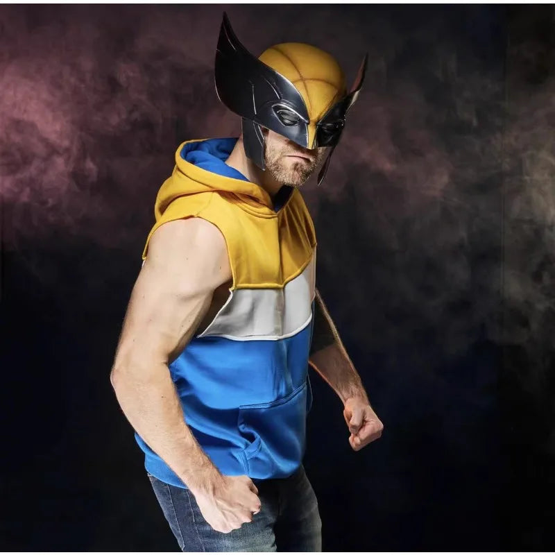 Original Hasbro Marvel Legend Series WOLVERINE Helmet Mask Action Toys Figure Model Ornaments