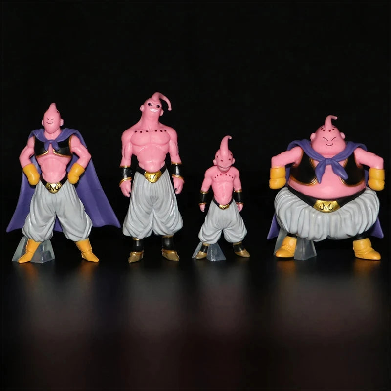 New 8pcs/Set Dragon Ball Z Anime Figure Majin Buu  Fat Buu PVC Action Figures Collection Model Toys For Children Adult Gifts