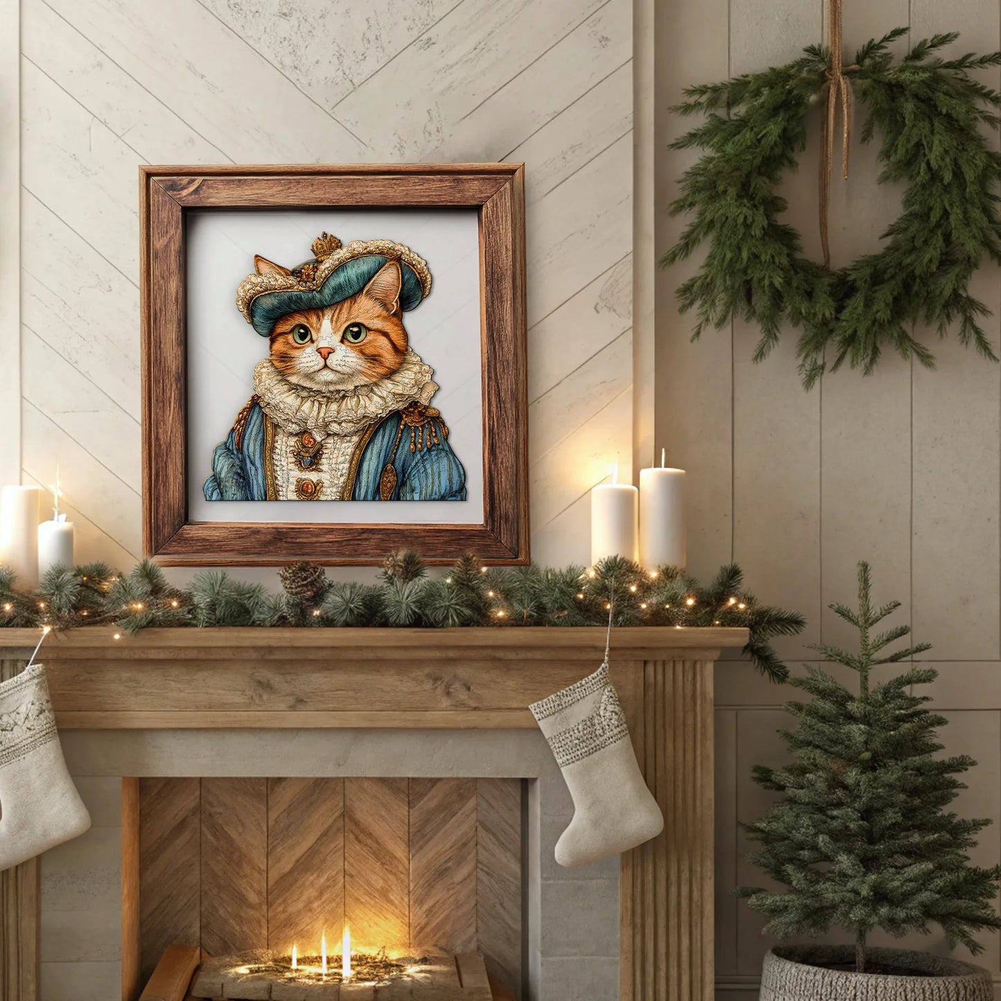 Minimalist Cat Head Wooden Jigsaw Puzzle Exquisite Wood Decor Unique Shaped Christmas and Halloween Gift Toy For Teen And Kid