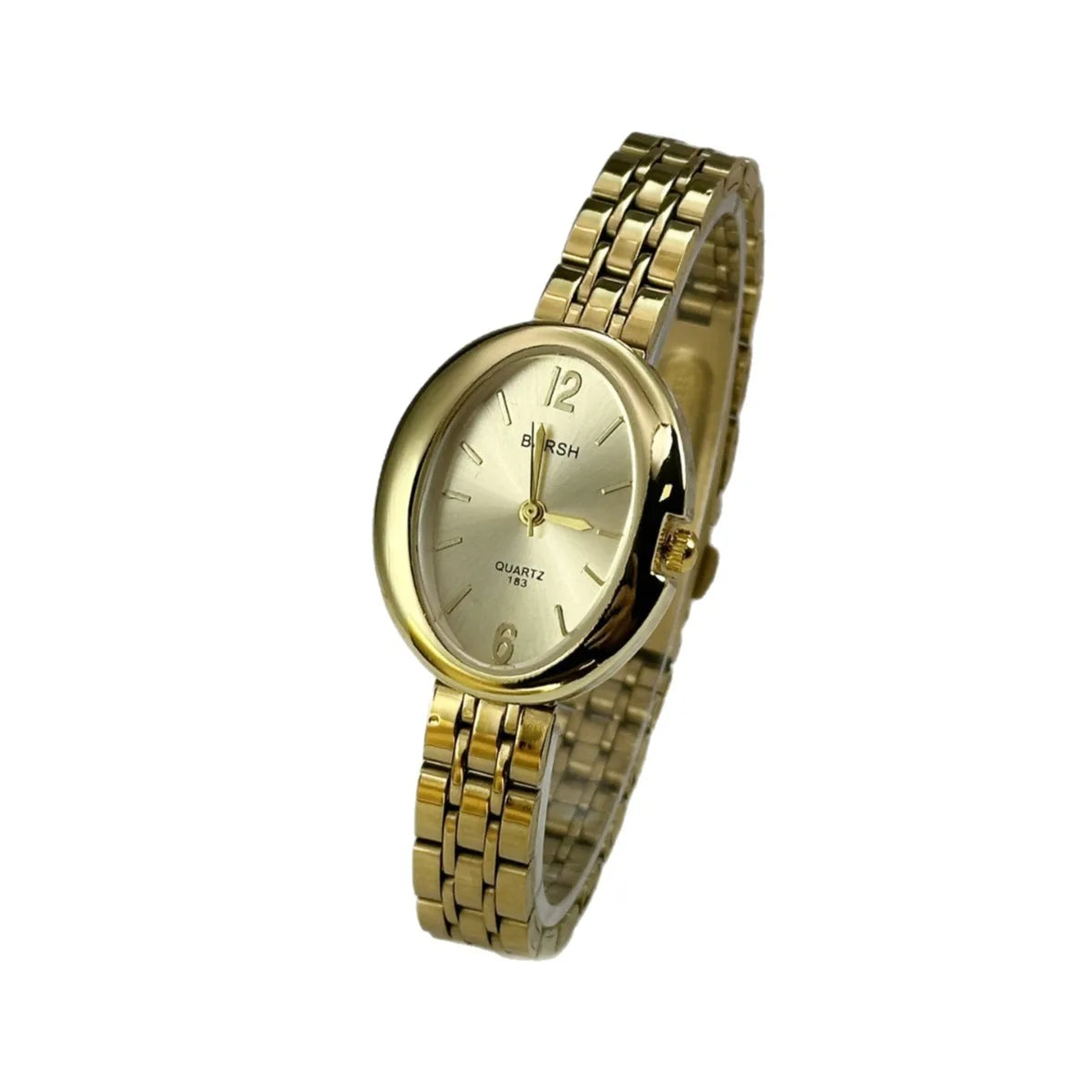 Luxury Ladies Oval Dial Watch Women Quartz Watches Fashion Stainless Wristwatch Gift Dress Clock Reloj De Mujer Relogio Feminino