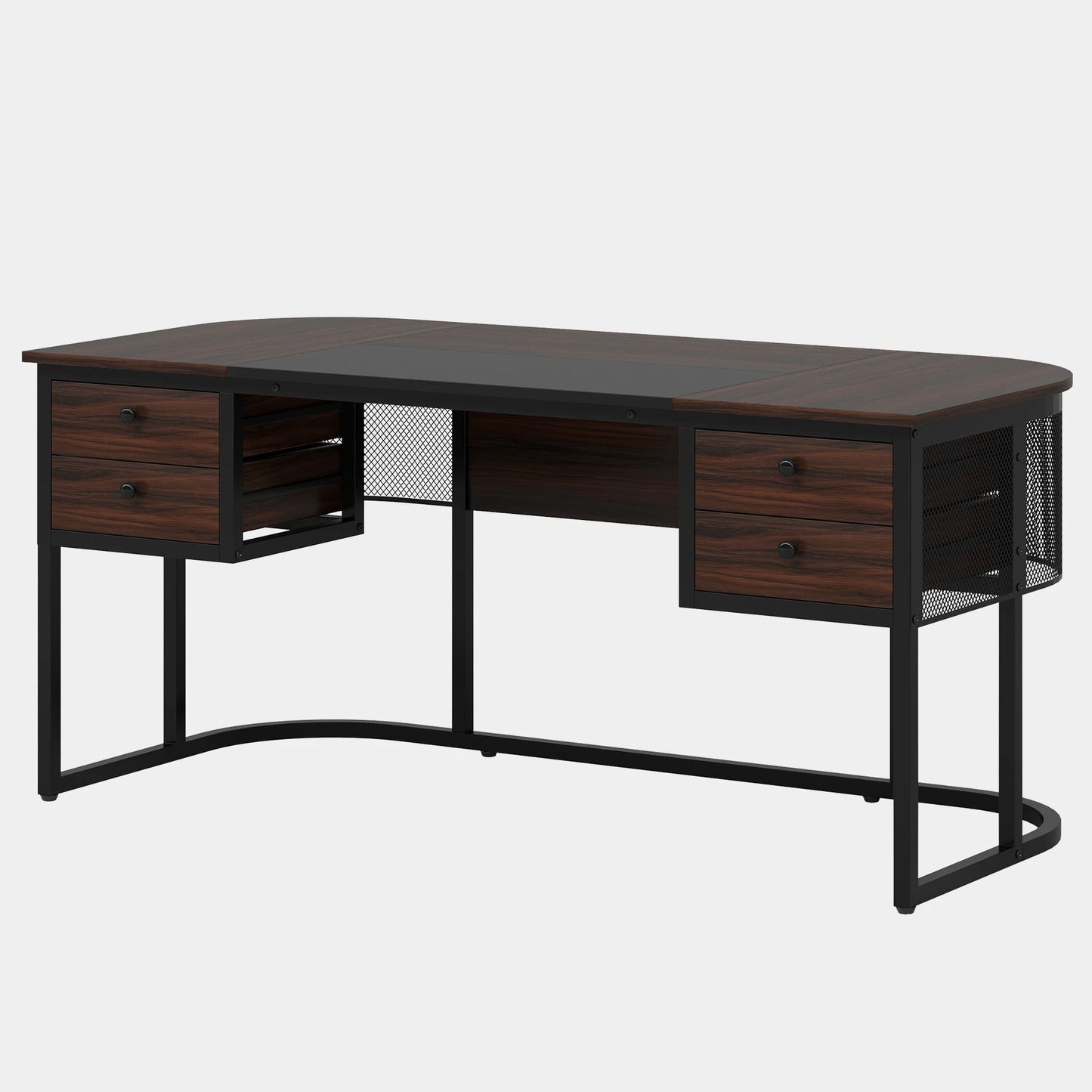 Tribesigns 63" Executive Desk with 4 Drawers,Business Furniture Desk Workstation