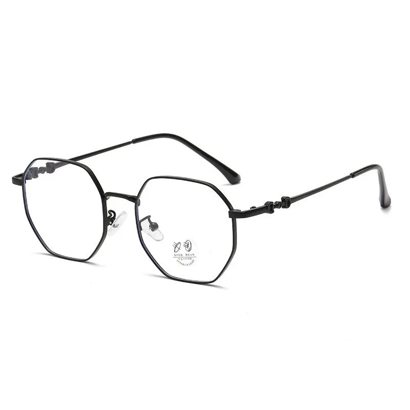 Ultralight Glasses Women Men Anti Blue Rays Polygon Frame Eyeglasses Anti-radiation Eyeglasses Korean Ultralight Glasses