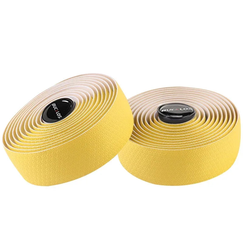 BUCKLOS Gravel Bike Handlebar Tape Anti-Vibration Handle Bar Tape Professional Anti Slip Cycling Damping Wrap Road Bicycle Parts