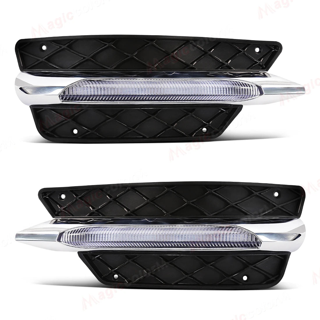 For Mercedes Benz W204 C-Class C250 C300 C350 Sports 2011 2012 2013 2014 LED Daytime Running Lights DRL Front Bumper Daylights