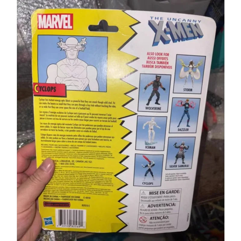 Original Hasbro Marvel Legends Series THE UNCANNY X-MAN CYCLOPS Anime Figure Toy Model Collection