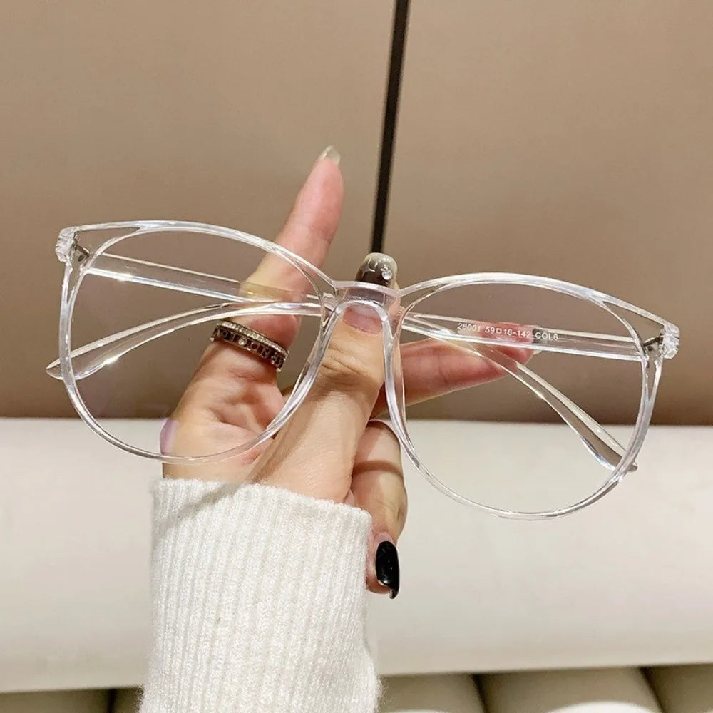 10PCS Fashion Oval Glasses  Anti Radiation Retro Eyeglasses for Woman Men  Anti Blue Light Eyewear