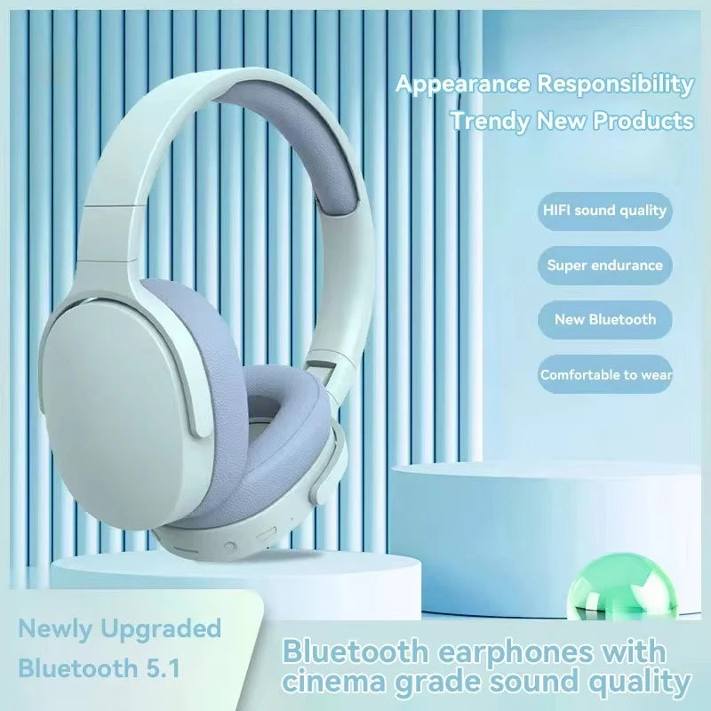 Wireless Bluetooth 5.3 Headphones P2961 Original Earphone For Samsung Iphone Stereo Hifi Headset Game Earbuds With Microphone