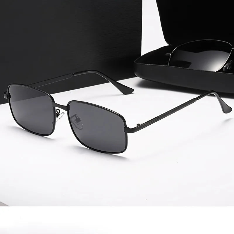1pc Men's Square Frame Fashion Glasses Retro Fashion Glasses for Parties Photo Props Daily Accessories Stylish Glasses