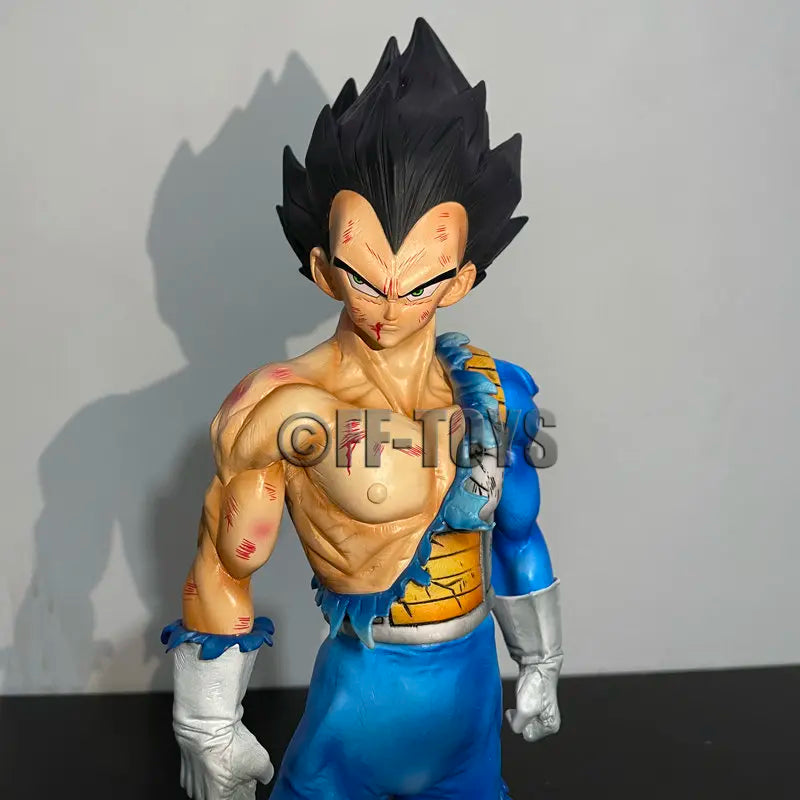 In Stock Dragon Ball Ultra Ego Vegeta Figure Replaceable Heads Vegeta Figurine 31CM PVC Action Figures Model Toys Anime Statue