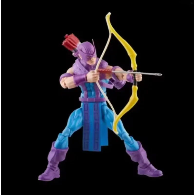 Original Hasbro Marvel Legends Series Avengers BEYOND EARTH'S MIGHTIEST Hawkeye with Sky-Cycle Anime Figure Collection Model Toy