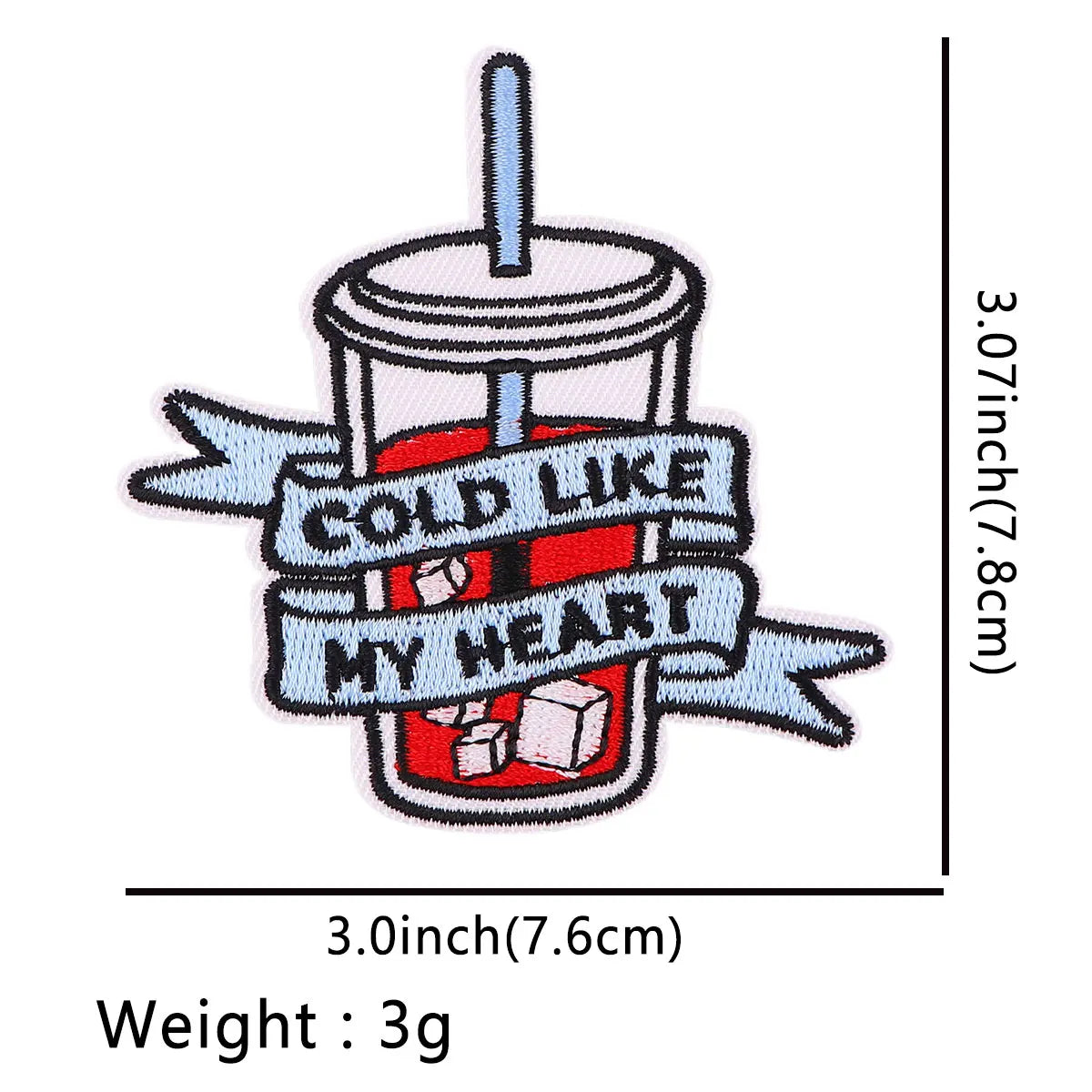 Funny Quotes Embroidered Patches for Clothing Koi Patches on Clothes Stickers Iron on Patches Animal Stripes Diy Appliques