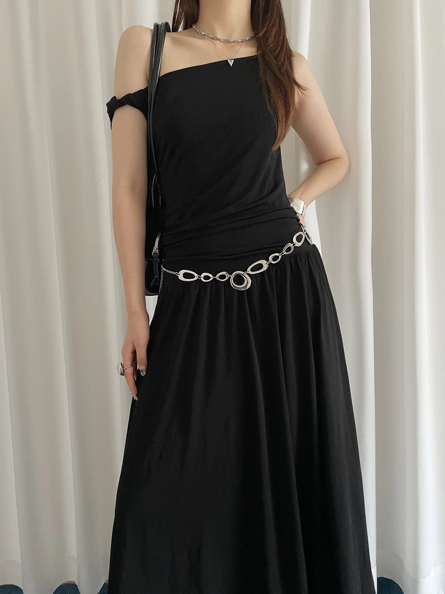 Silver Metal Belt For Women A Niche High-End Accessory For Skirts And Jeans With A Chain Design That Is Versatile And Stylish