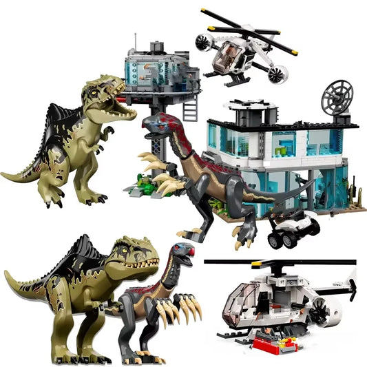 Dinosaur Park 76949 Giganotosaurus & Therizinosaurus Attack Base Building Blocks