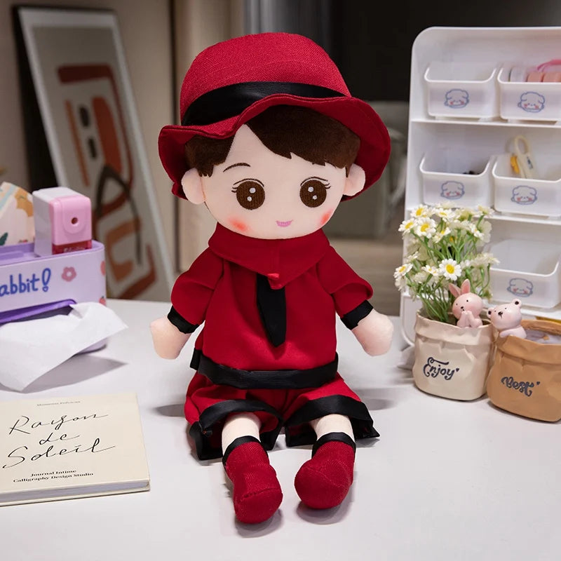Kawaii Plush Girl Dolls  Soft Stuffed Dolls Lovely Plush Toys Girl Toys Kids Birthday Valentine Gift