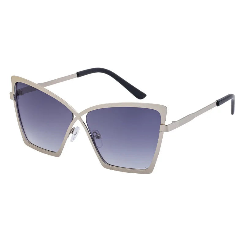 JNPCXI New Luxury Metal Frame Women Sunglasses Fashion Brand Design Punk Men Sunglass Outdoor Driving Travel Shades UV400