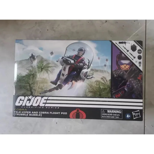 Original Hasbro G.I. Joe Classified Series Cobra Tele Viper and Cobra Flight Pod Anime Figures Toys Models Collection