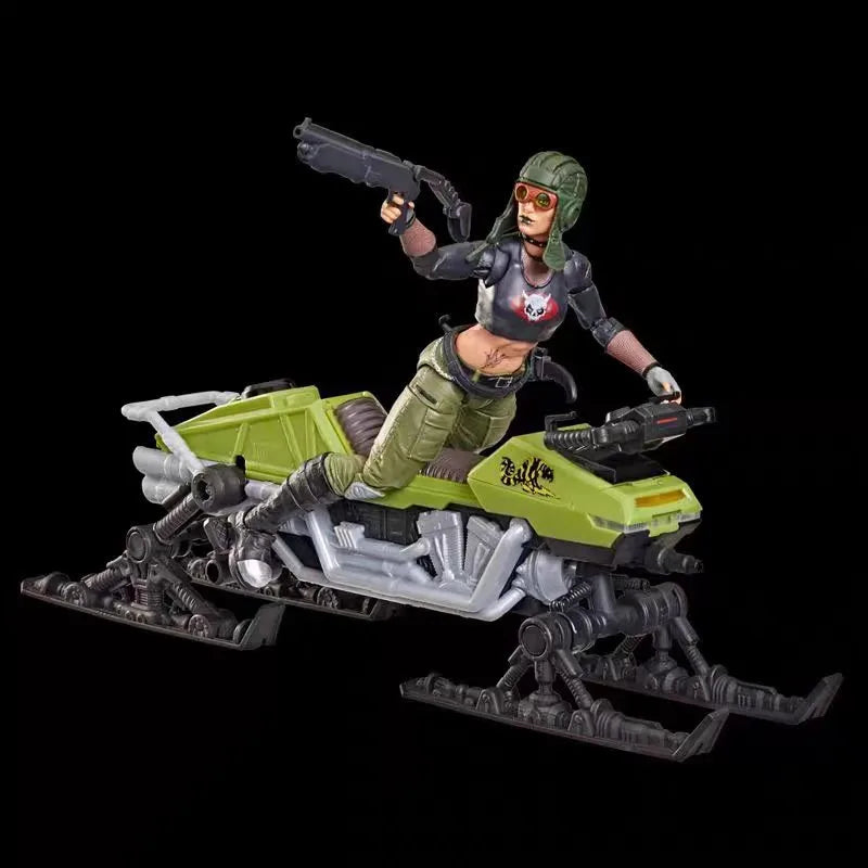 Original Hasbro G.I. Joe Classified Series 194 Zanya and Dreadnok Chameleon (Swamp Skier) Action Toy Figure Model Ornaments