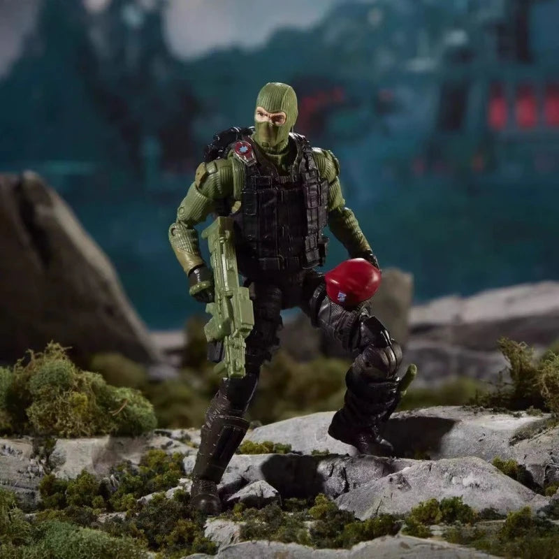 Original Hasbro G.I. Joe Classified Series COBRA ISLAND WAYNE BEACH HEAD SNEEDEN Anime Figure Model Toys Ornaments