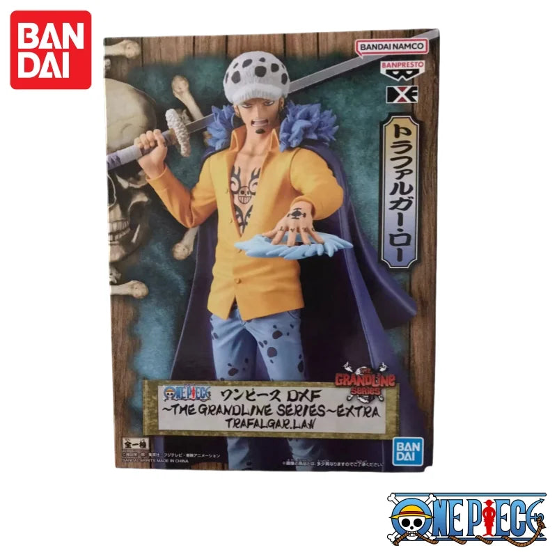 Special OfferIn Stock 100% Original Bandai One Piece Dxf Extra 18Cm Trafalgar Law Pvc Anime Action Collectible Figuer Mol Doll T